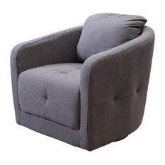Most Por Swivel Armchairs And Accent Chairs For 2018 Houzz Gdfstudio South Hampton Swivel Chair Armchairs And Accent Chairs