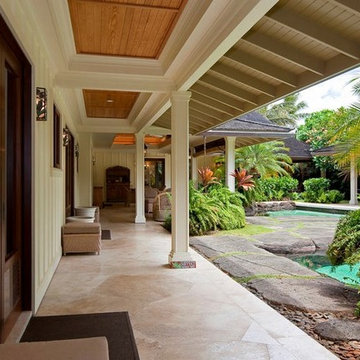 Ginger Sconces at the Winter Whitehouse in Kailua
