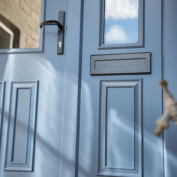 Craftsman stable doors and farmhouse renovation