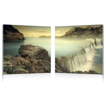 Baxton Studio Unbridled Power Mounted Photography Print Diptych