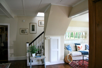 Inspiration for a traditional family room in Portland Maine.