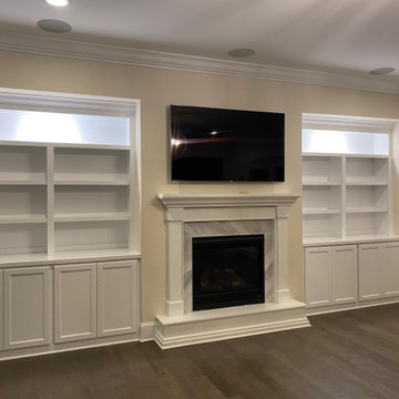 Fireplace Built-Ins by Woodmaster Custom Cabinets