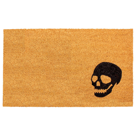 Black Skull Doormat, 24"x36", 30*48