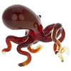 GlassOfVenice Murano Glass Octopus - Red