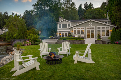 This is an example of a traditional landscaping in Seattle.