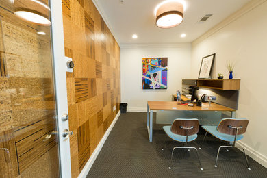Inspiration for a contemporary home office remodel