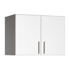 Prepac Elite Storage 32" 2 Door Topper & Wall Cabinet in White