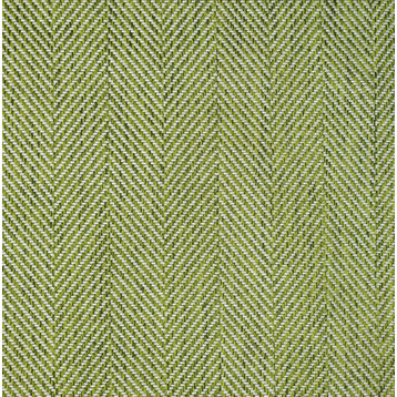54" Wide Green Chevron Jute Fabric By The Yard, Upholstery Textured For Bags