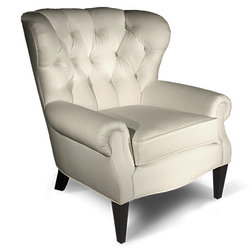 The Baxter Tufted Wing Chair - Armchairs And Accent Chairs