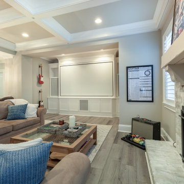 Basement Recreation and Bathroom Remodel in Hinsdale, Illinois