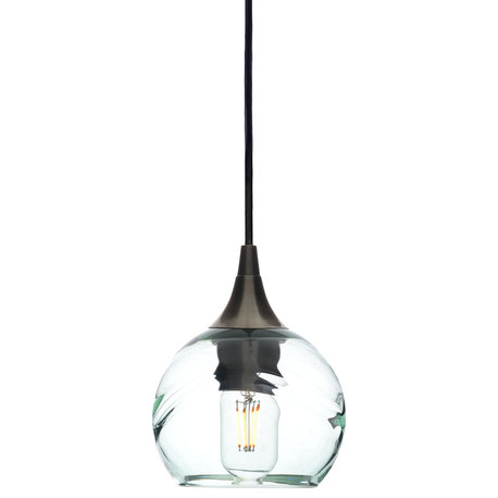 Single Pendant Light, Eco Clear, Antique Bronze, 4 Watt