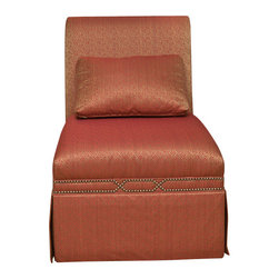 New Slipper Chair in Scalamandre Fabric - Furniture
