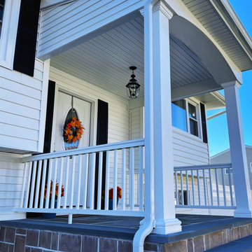 Port Jefferson--Addition, Portico & Side Carport