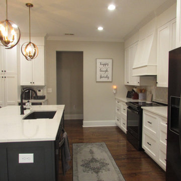 Iron Ore Island with White Stone Counters