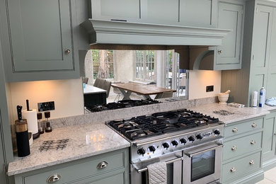 Photo of a contemporary kitchen.