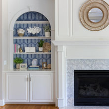 Wallpaper bookcase