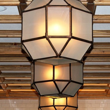 Suspended Coffered Wood Ceiling System