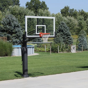 Brian D's Pro Dunk Platinum Basketball System on a 34x38 in Hamilton, MI