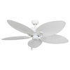 Prominence Home 50410 White Boca Grande 52 in. Indoor Ceiling Fan