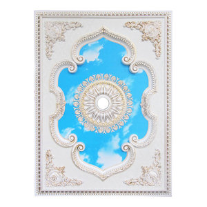 Artistry Lighting White Frame Ceiling Medallion Rectangular