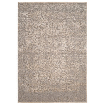 Safavieh Meadow Collection MDW319 Rug, Ivory/Grey, 5'3" X 7'6"