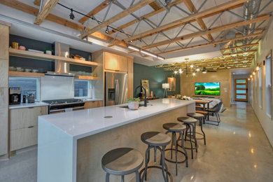 Urban kitchen photo in Austin