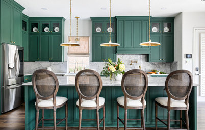 4 New Kitchens With Colorful Cabinets