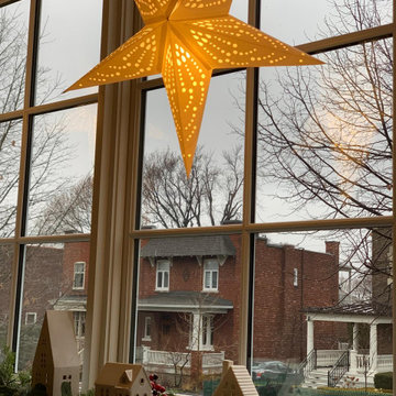 Christmas decoration in Outremont I Soft scandinavian style