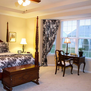 Custom Window Treatments for a Ranch House in Fishers, IN