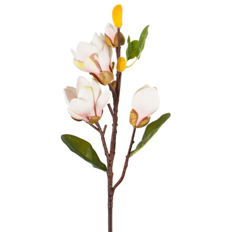 28" Pink Magnolia Stem 3/Pk