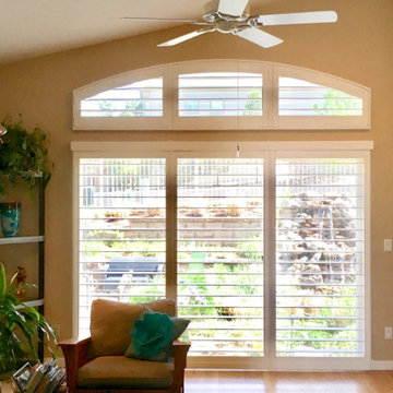 "Patio Door" Plantation Shutter applications