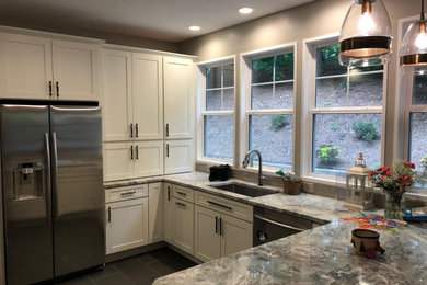 Example of a kitchen design in Other