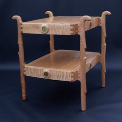 Custom Figured Maple Side Table - Products