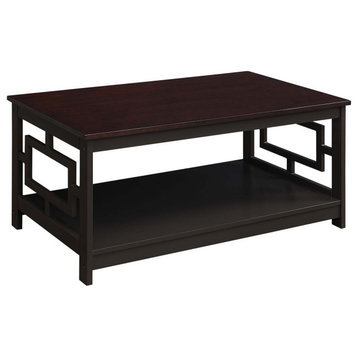 Town Square Coffee Table With Shelf