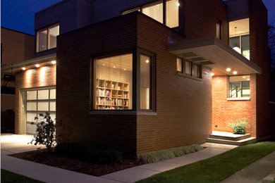 Design ideas for a modern exterior in Chicago.
