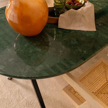 Marble tables for kitchen decoration