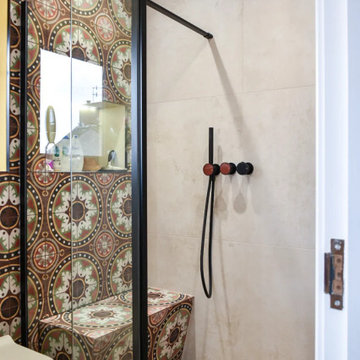 Bold Mediterranean-Inspired Guest Bathroom & Shower Room | Alfa Tiles UK