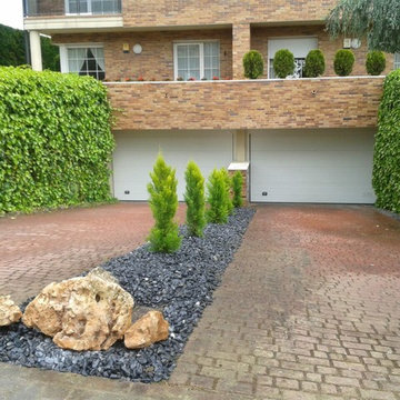 Entrada a vivienda unifamiliar