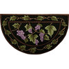 Everywhere Grapes Slice Accent Rug, Black, 1'7"x2'8"