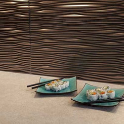 Waves Style Backsplash - Home Decor