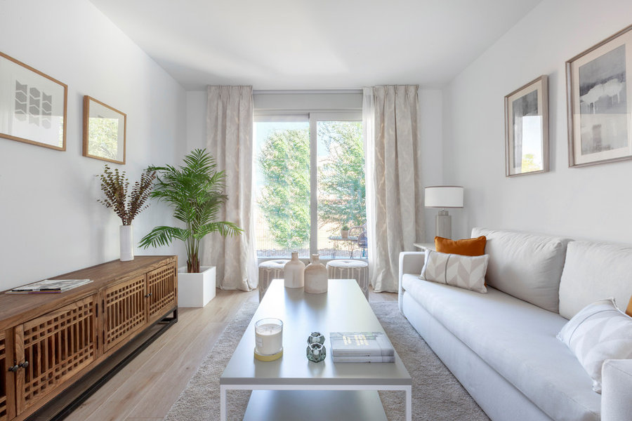 AEDAS HOMES piso piloto promoción Orellana y oficinas