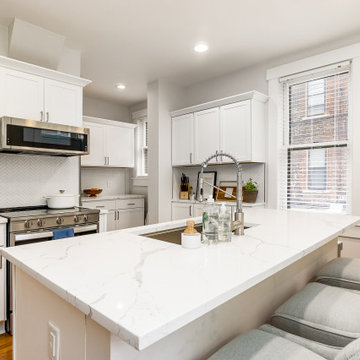Transitional Kitchen Remodel Done in White