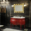 Baroque Bathroom Vanity Unit, Red, 115 cm