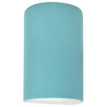 Ambiance Large Cylinder Wall Sconce, Open Top & Bottom, Reflecting Pool, LED