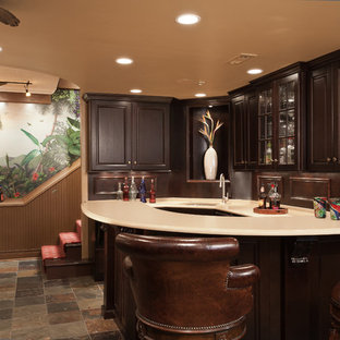 This is an example of a world-inspired basement in St Louis.