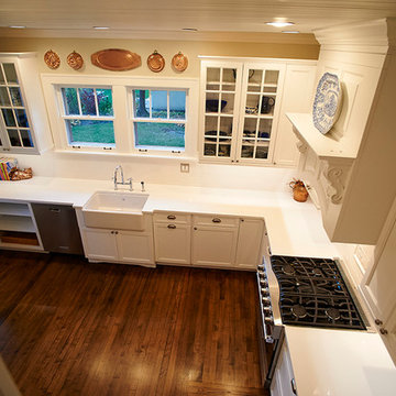 A beautiful white white kitchen in Deerfield