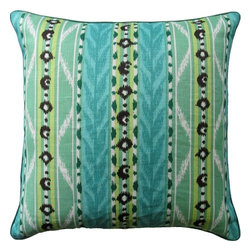 Mahe Seagreen Throw Pillow - Decorative Pillows