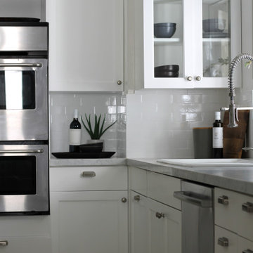 Beverly Hills Kitchen Remodel All White