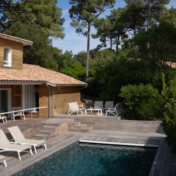 Maison en bois avec piscine Cap Ferret