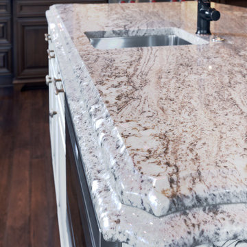 Black Galaxy granite & Silver Persa granite